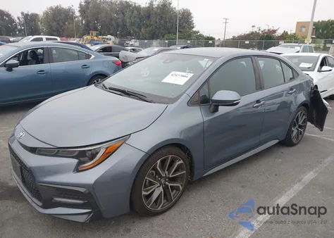 2020 Toyota Corolla Se z USA, uszkodzony, nr VIN 5YFS4RCE1LP056516
